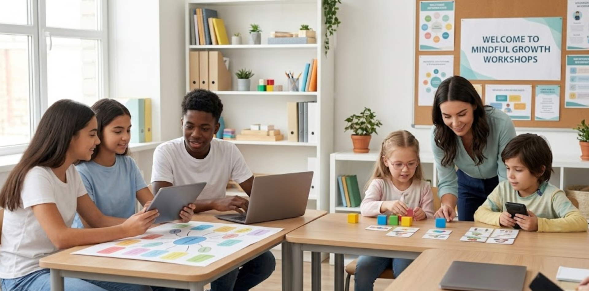 Workshop skill development illustration