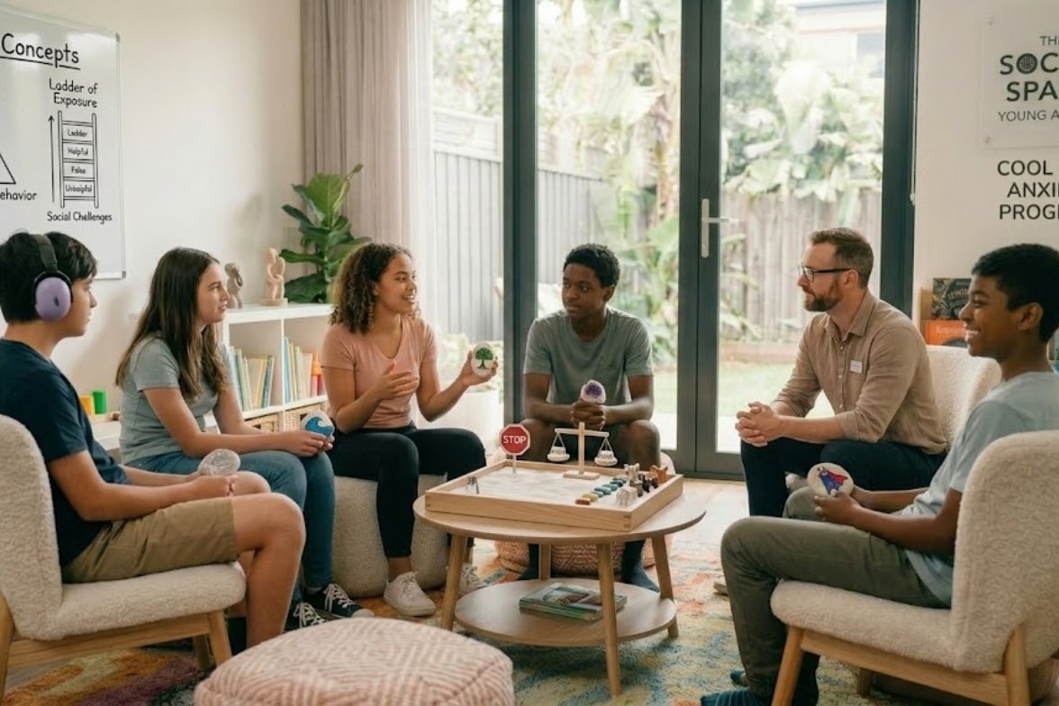 Children and teens developing confidence