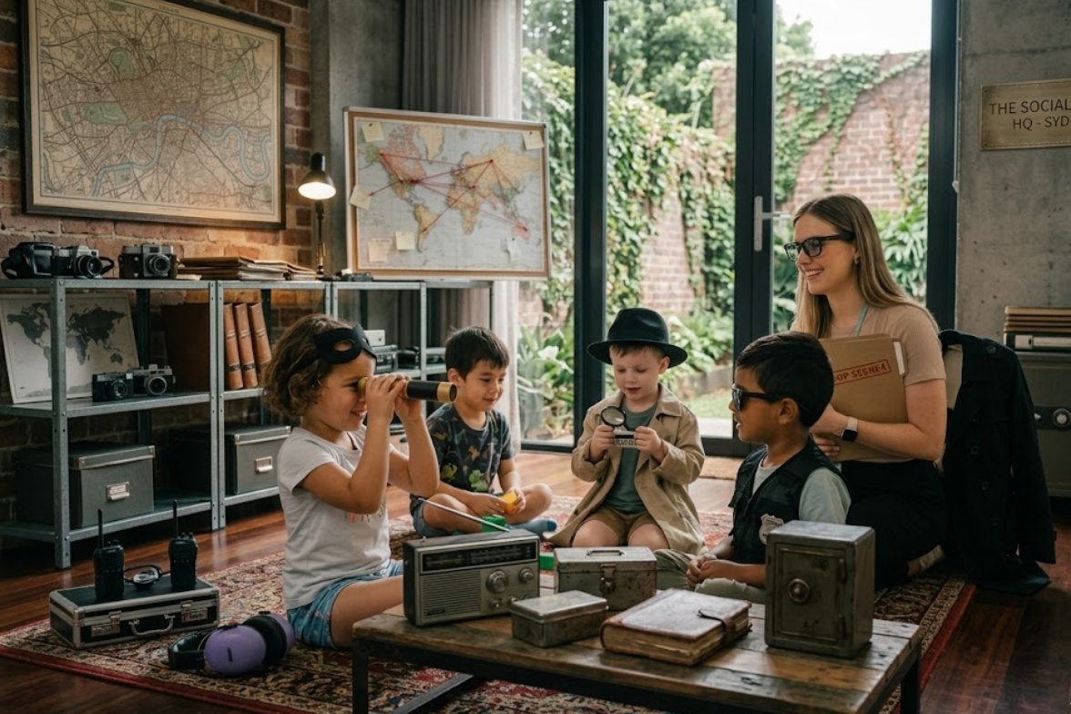 Children engaging in a group activity