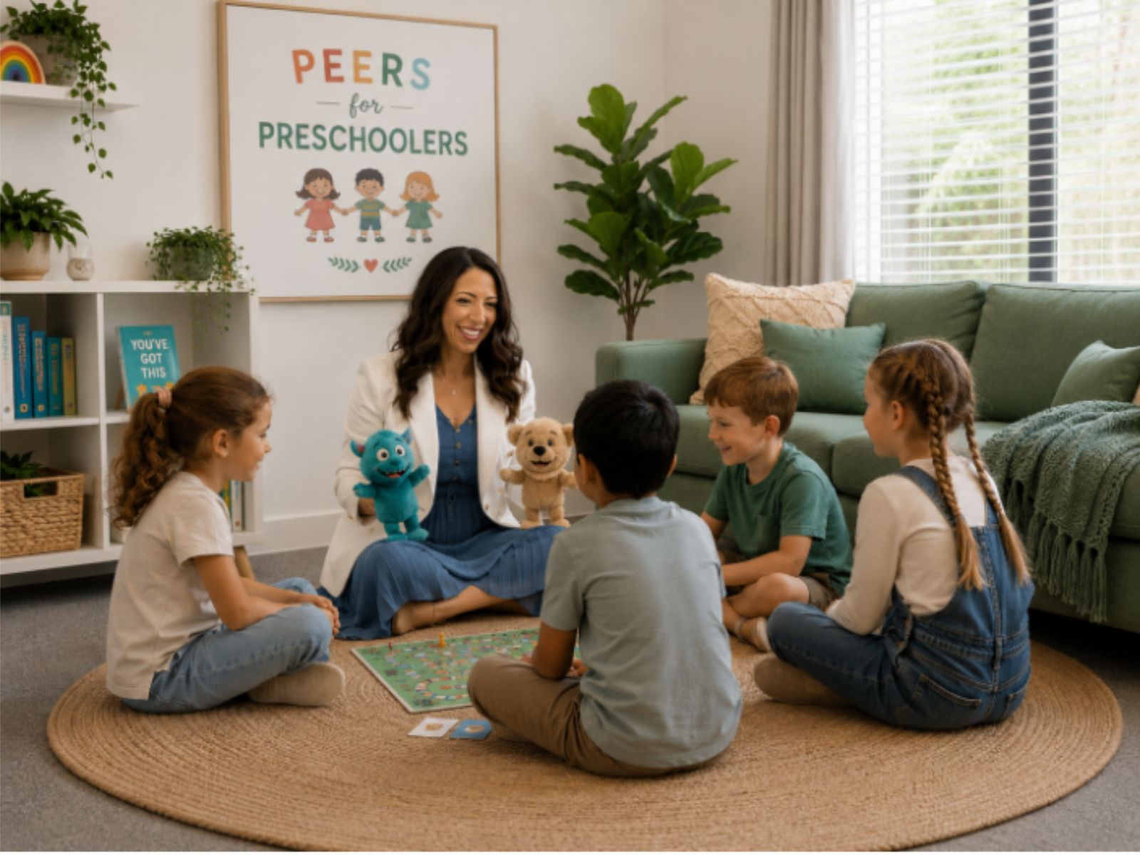 Children engaging in group learning activities