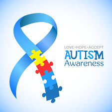 Autism Awareness Month graphic – The Social Space Psychology Clinic Sydney Neurodiversity affirming psychology clinic Mascot Sydney Autism support for children teens and adults Sydney