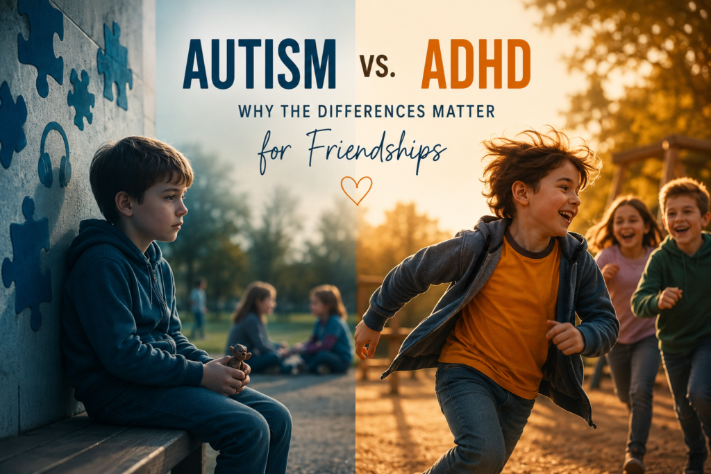 Autism vs ADHD: Why the Differences Matter for Friendships